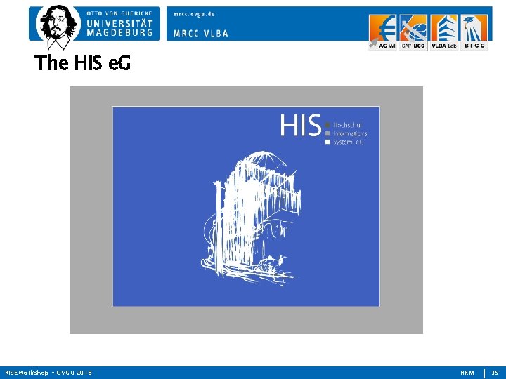 The HIS e. G RISE workshop – OVGU 2018 HRM 35 