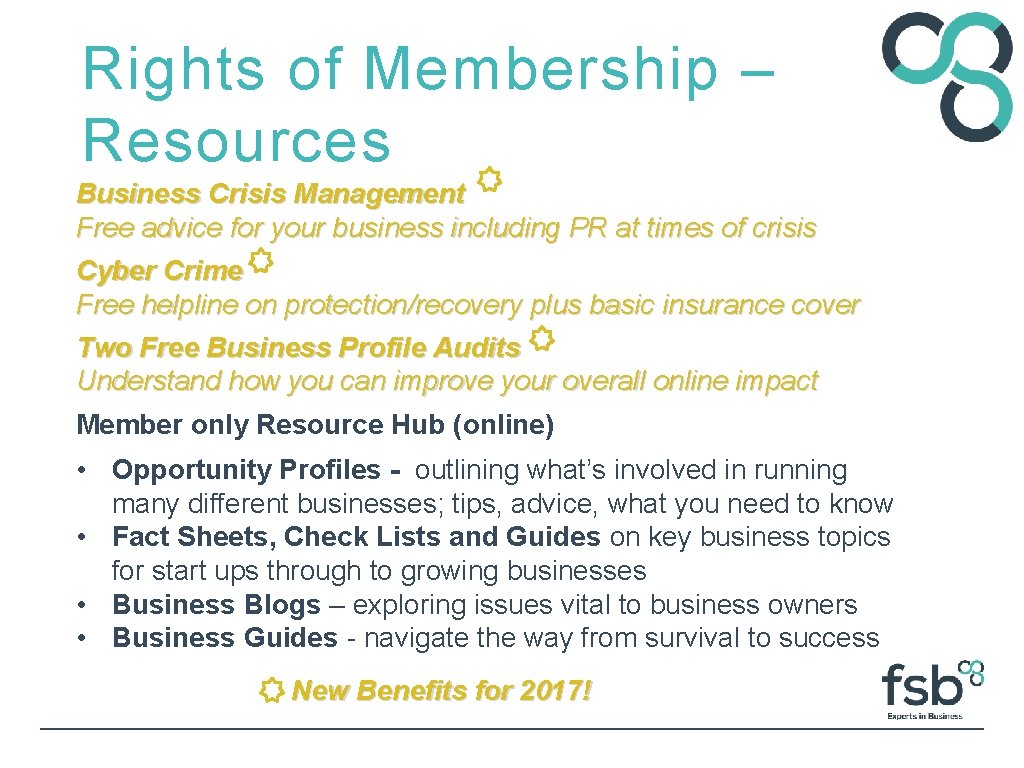 Rights of Membership – Resources Business Crisis Management Free advice for your business including