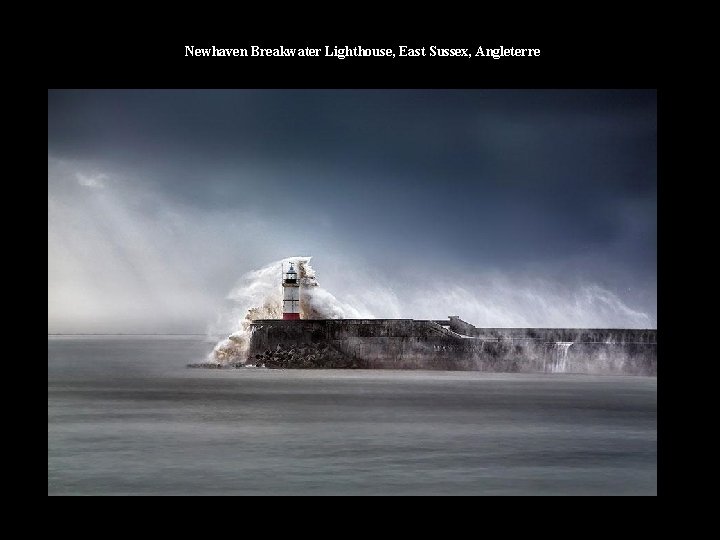 Newhaven Breakwater Lighthouse, East Sussex, Angleterre 