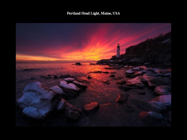 Portland Head Light, Maine, USA 