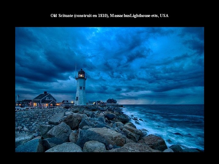 Old Scituate (construit en 1810), Massachus. Lighthouse etts, USA 