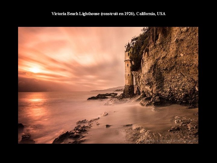 Victoria Beach Lighthouse (construit en 1926), California, USA 