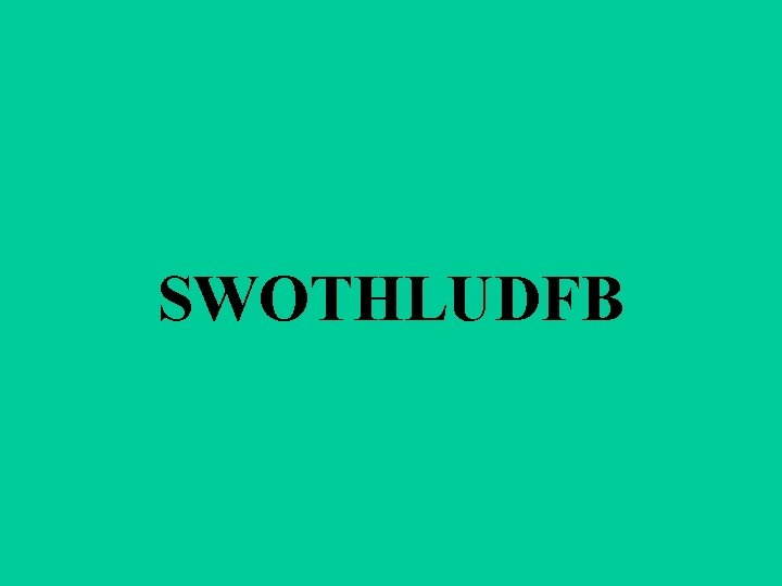 SWOTHLUDFB 