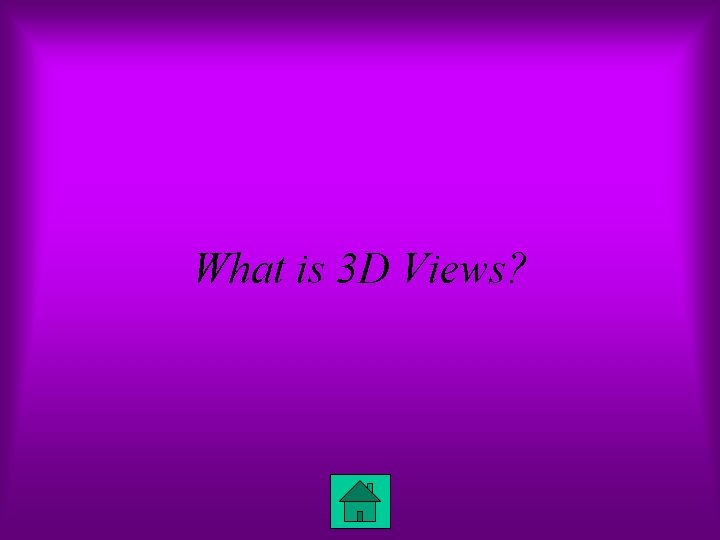 What is 3 D Views? 