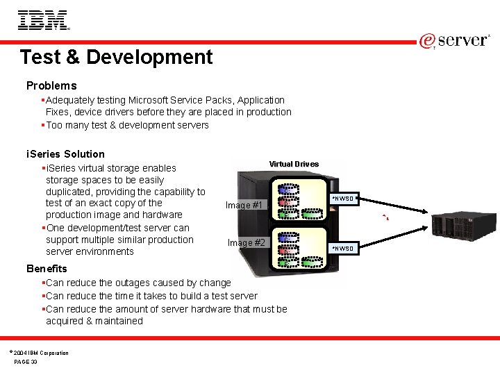 Test & Development Problems §Adequately testing Microsoft Service Packs, Application Fixes, device drivers before