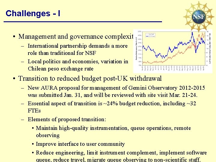 Challenges - I • Management and governance complexity – International partnership demands a more