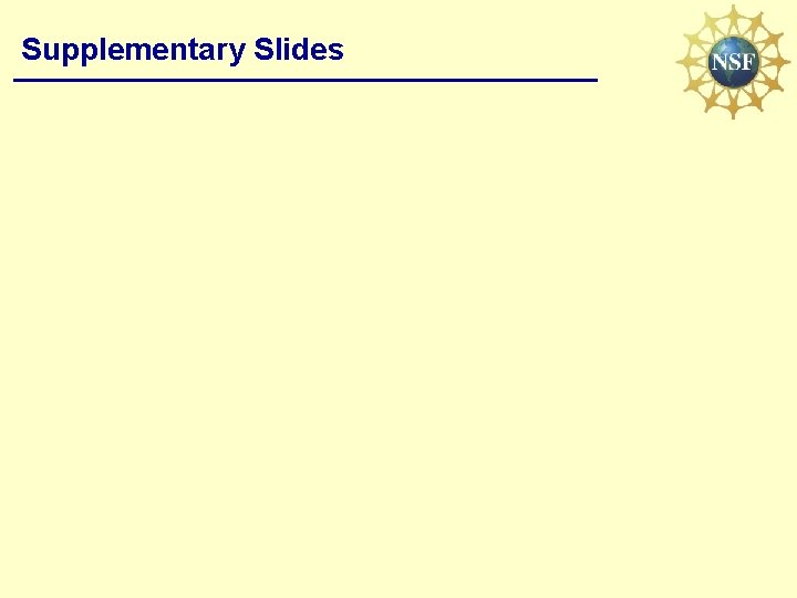 Supplementary Slides 