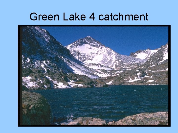 Green Lake 4 catchment 