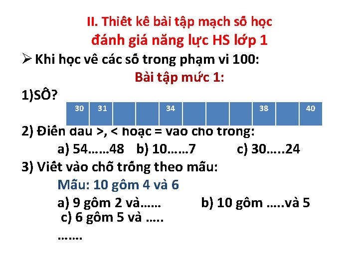 II. Thiê t kê ba i tâ p ma ch sô ho c đa