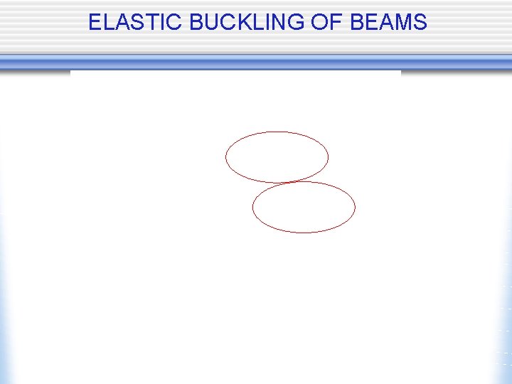 ELASTIC BUCKLING OF BEAMS 