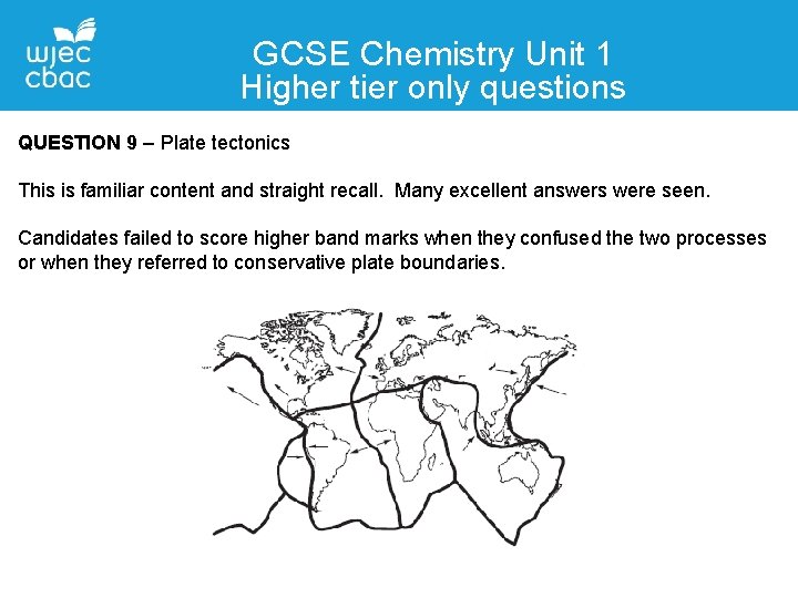 GCSE Chemistry Unit 1 Higher tier only questions Contact 9 Details QUESTION – Plate