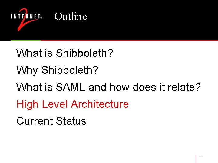 Outline What is Shibboleth? Why Shibboleth? What is SAML and how does it relate?
