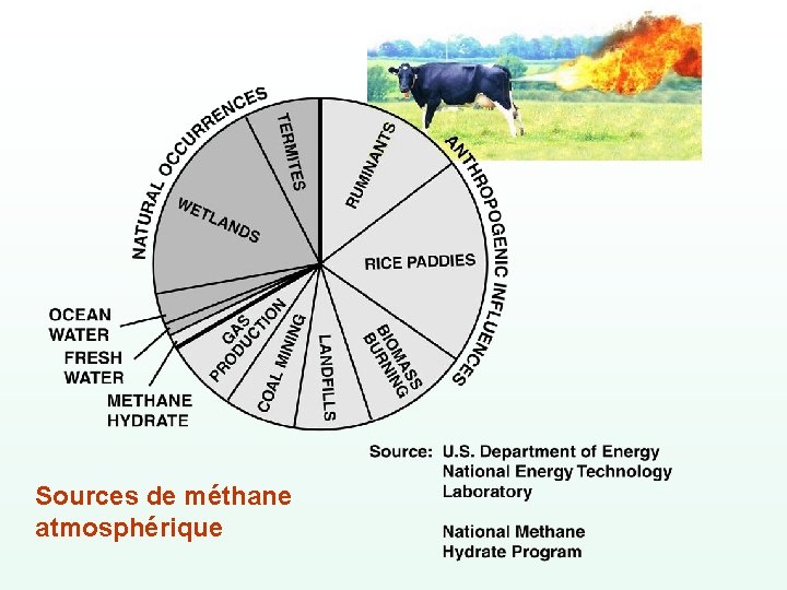 Sources de méthane atmosphérique 