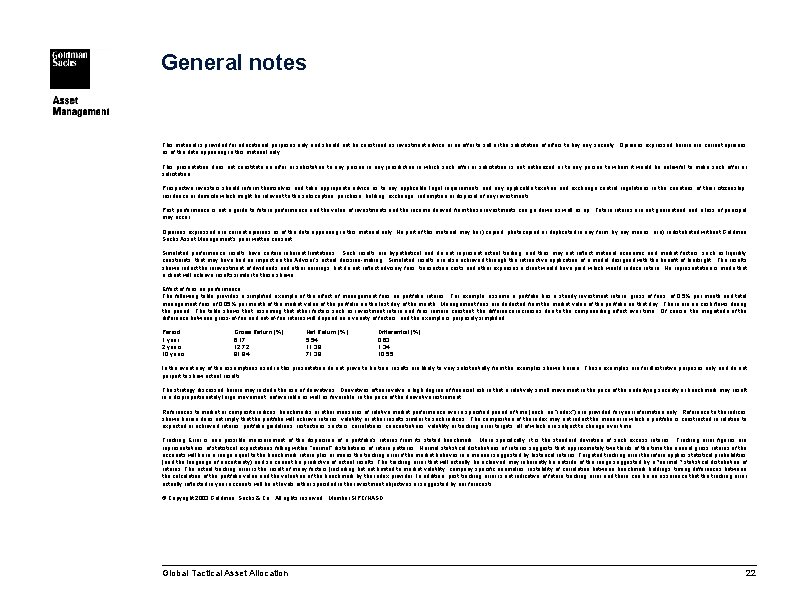 General notes This material is provided for educational purposes only and should not be