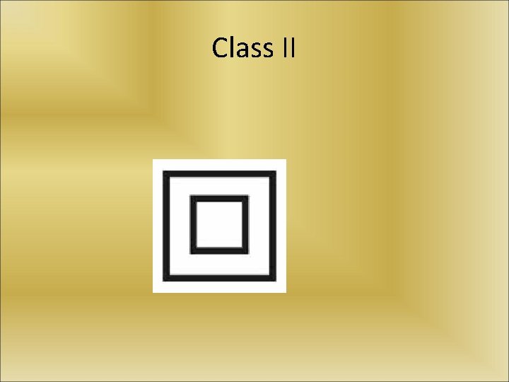 Class II 