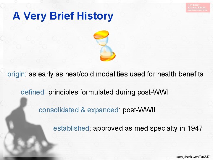 A Very Brief History origin: as early as heat/cold modalities used for health benefits