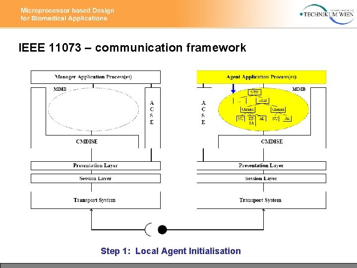 IEEE 11073 – communication framework Step 1: Local Agent Initialisation 