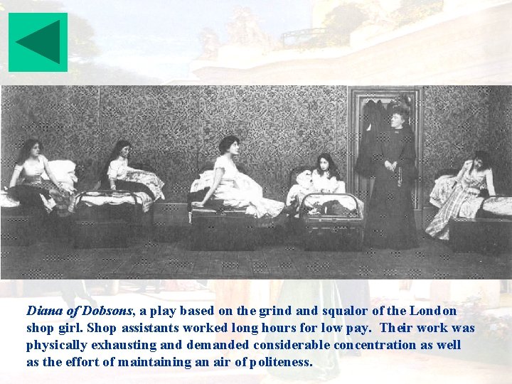 Diana of Dobsons, a play based on the grind and squalor of the London
