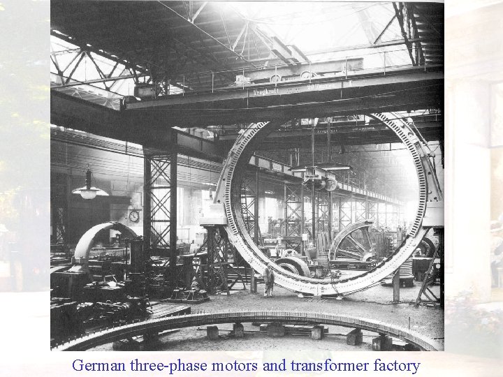 German three-phase motors and transformer factory 
