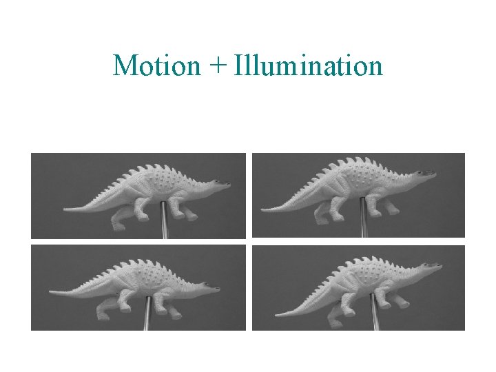 Motion + Illumination 