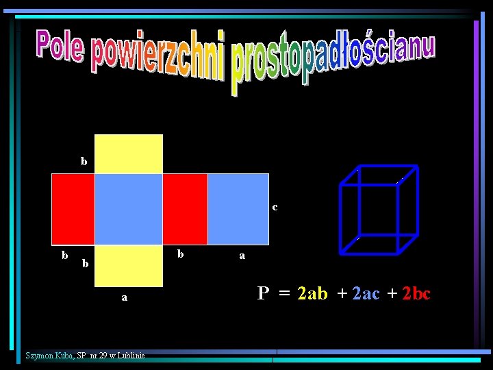 b c b b b a Szymon Kuba, SP nr 29 w Lublinie a