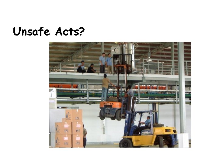 Unsafe Acts? 
