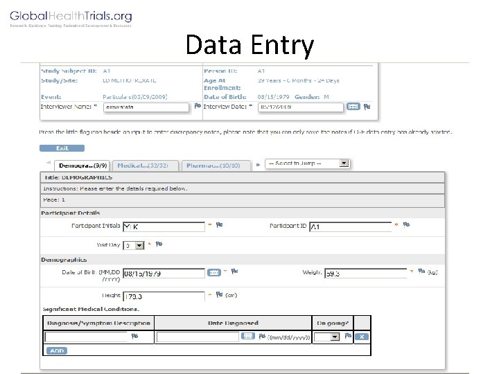 Data Entry 