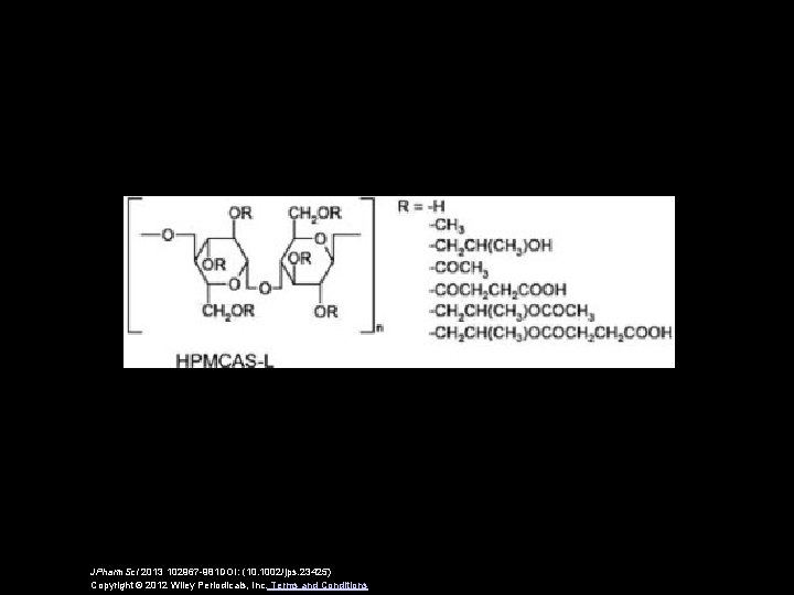 JPharm. Sci 2013 102967 -981 DOI: (10. 1002/jps. 23425) Copyright © 2012 Wiley Periodicals,