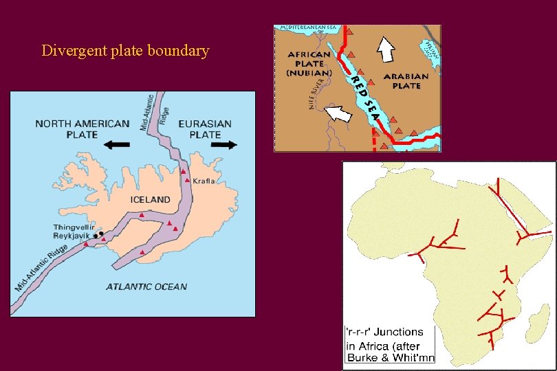 Divergent plate boundary 