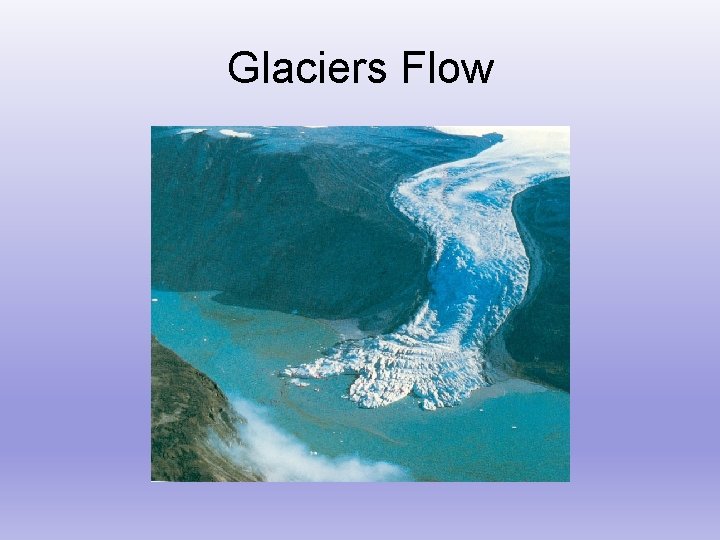 Glaciers Flow 