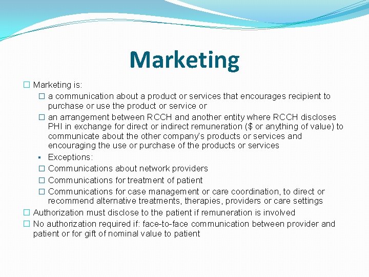 Marketing � Marketing is: � a communication about a product or services that encourages