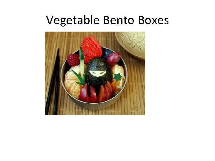 Vegetable Bento Boxes 