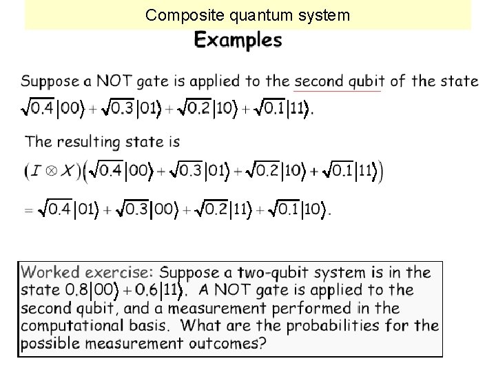 Composite quantum system 