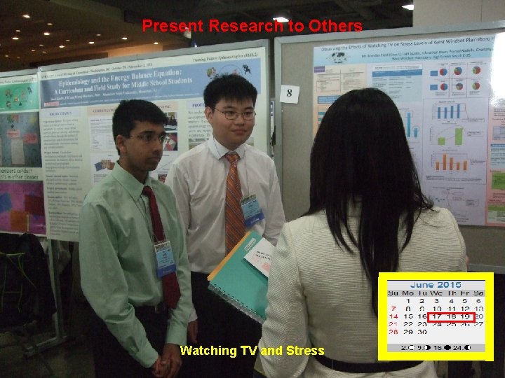 Present Research to Others Watching TV and Stress 