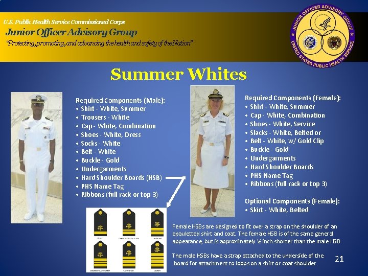 U. S. Public Health Service Commissioned Corps Junior Officer Advisory Group “Protecting, promoting, and