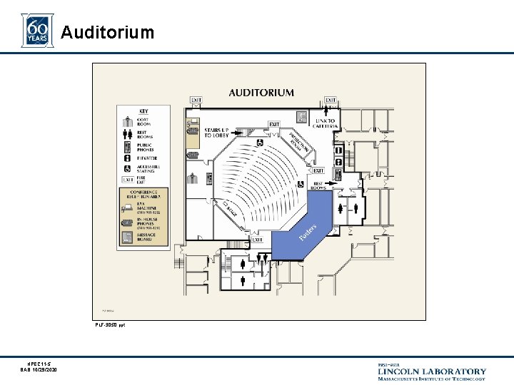 Auditorium PLF-3050. ppt HPEC 11 -5 BAB 10/29/2020 