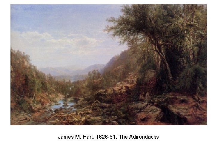 James M. Hart, 1828 -91, The Adirondacks 