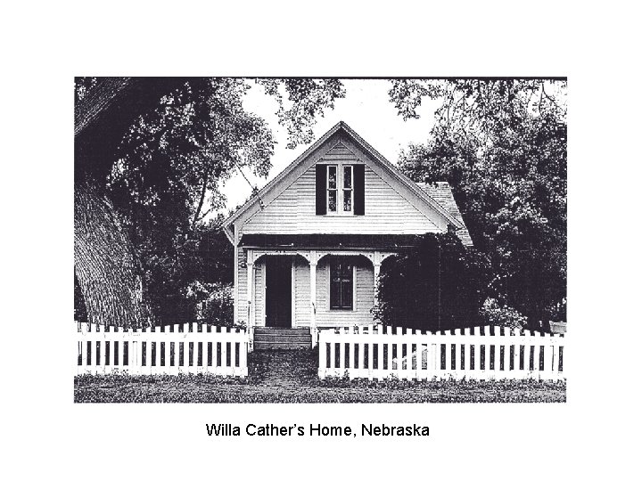 Willa Cather’s Home, Nebraska 