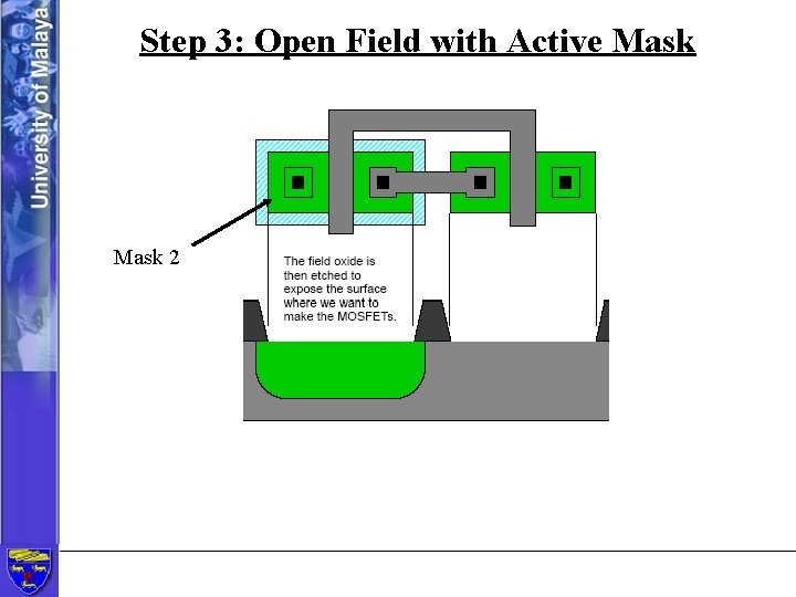 Step 3: Open Field with Active Mask 2 