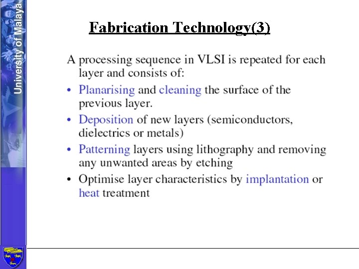 Fabrication Technology(3) 