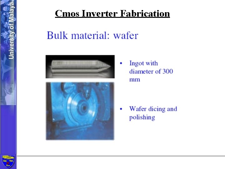 Cmos Inverter Fabrication 