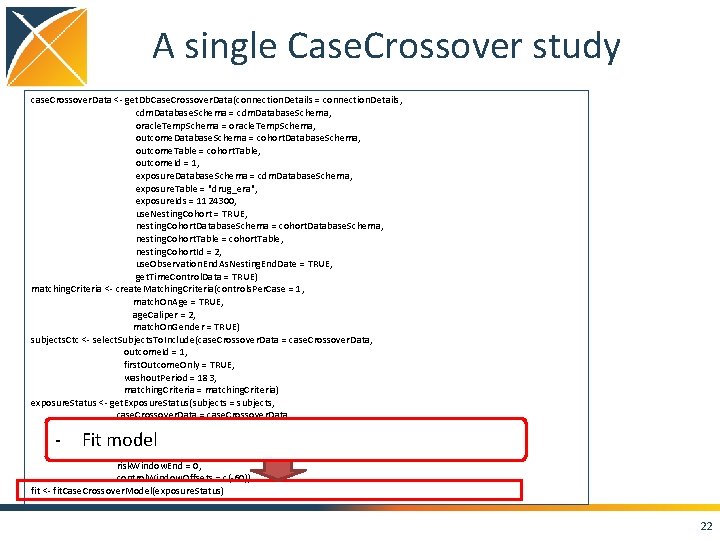 A single Case. Crossover study case. Crossover. Data <- get. Db. Case. Crossover. Data(connection.