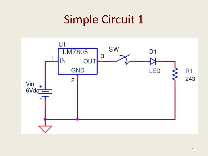 Simple Circuit 1 40 