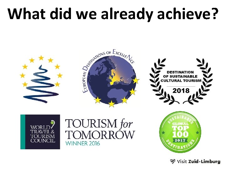 What did we already achieve? 