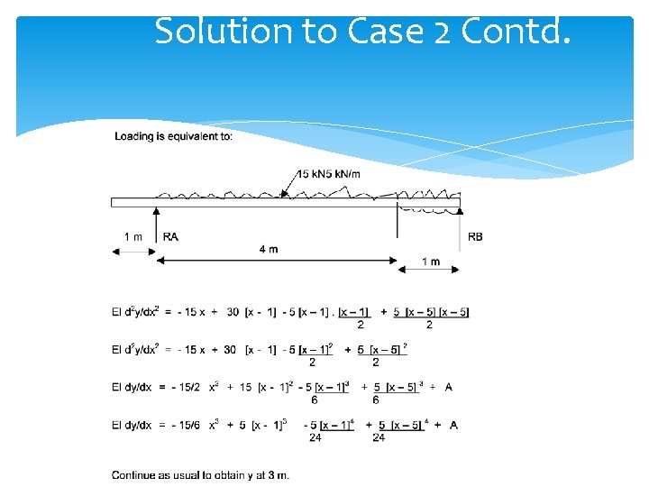 Solution to Case 2 Contd. 