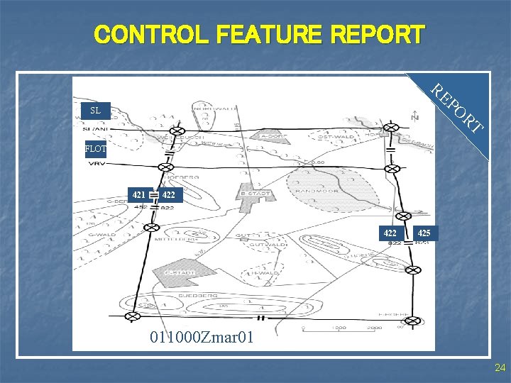 CONTROL FEATURE REPORT RE PO RT SL FLOT 421 422 425 011000 Zmar 01