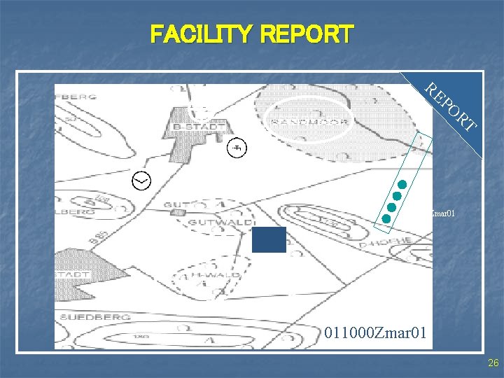 FACILITY REPORT RE PO RT ASSEMBL AREA 011000 Zmar 01 26 