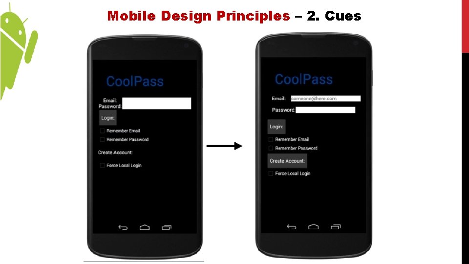 Mobile Design Principles – 2. Cues 