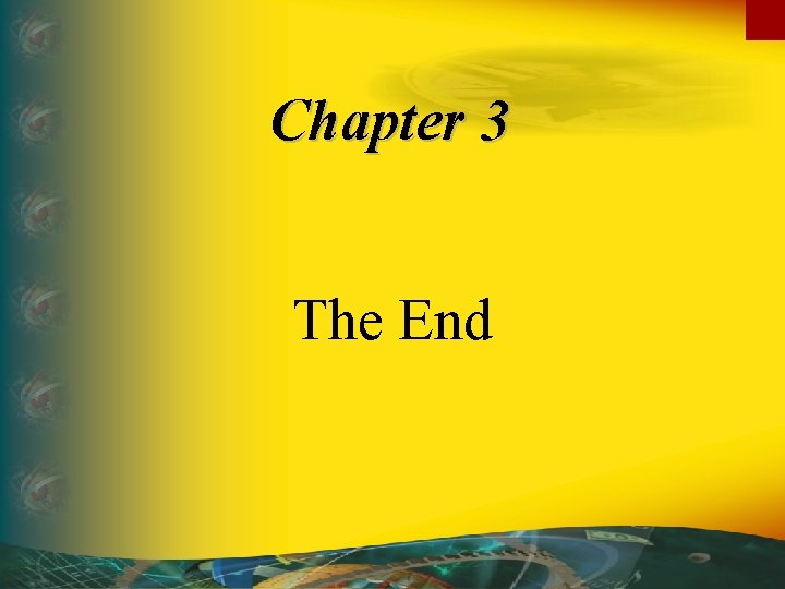 Chapter 3 The End 