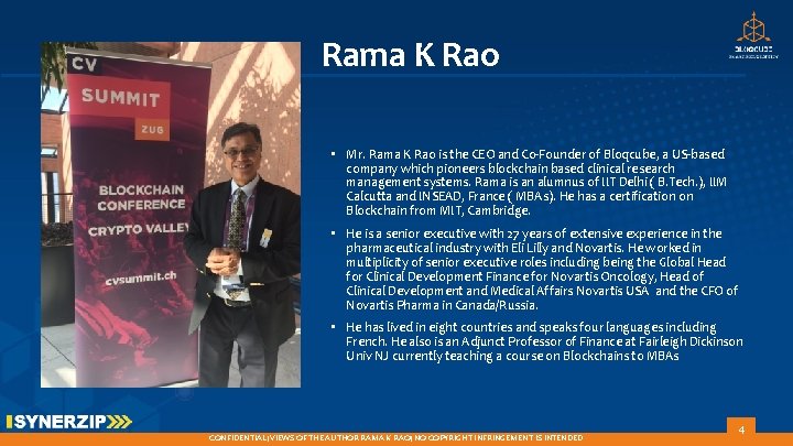 Rama K Rao • Mr. Rama K Rao is the CEO and Co-Founder of